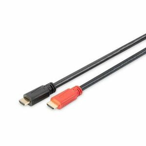 Cablu HDMI Assmann AK-330118-150-S, 15m, Negru/Rosu imagine