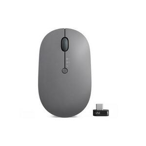 Mouse Wireless Lenovo Go, Bluetooth, Optic, 2400 DPI, USB-C (Gri) imagine