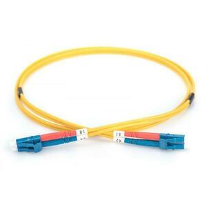Cablu Patchcord DIGITUS DK-2933-01, duplex, 1m (Galben) imagine