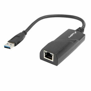 Adaptor Lanberg 41870, LAN - USB 3.0, cablu 15 cm, Gigabit Ethernet imagine
