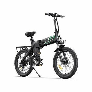 Bicicleta electrica pliabila Ulzomo Ridge 20 E-bike, 250W, 36V 15.6Ah, autonomie 60km, viteza maxima 25km/h, roti 20'' (Negru) imagine