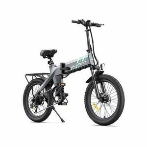 Bicicleta electrica pliabila Ulzomo Ridge 20 E-bike, 250W, 36V 15.6Ah, autonomie 60km, viteza maxima 25km/h, roti 20'' (Gri) imagine