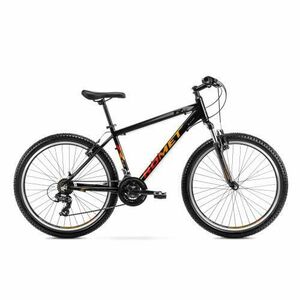 Bicicleta de Munte Romet Rambler R6.0, marimea L/19, 2022, Negru/Portocaliu/Rosu imagine