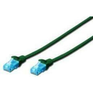 Cablu UTP Digitus DK-1512-050/G, CAT.5e, Patch, 5 m (Verde) imagine