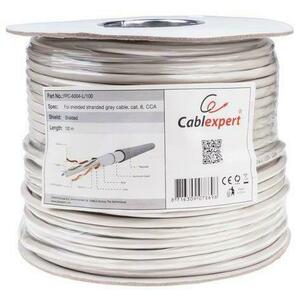 Cablu FTP Gembird FPC-6004-L/100, CAT.6, 100m (Gri) imagine