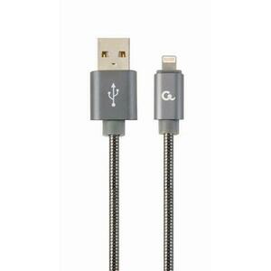 Cablu de date Gembird CC-USB2S-AMLM-1M-BG, 1m, Lightning imagine