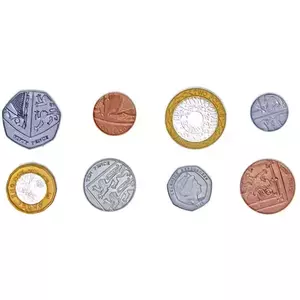 Set cu 700 monede de jucarie (lire) imagine