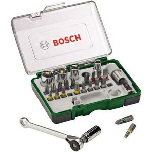 Set 27 accesorii cu clichet Bosch imagine