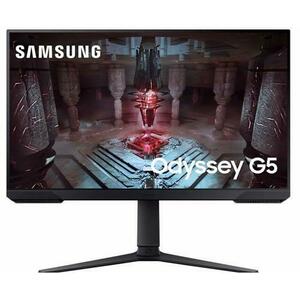 Monitor Gaming VA LED Samsung Odyssey G5 27inch LS27CG510EUXEN, QHD (2560 x 1440), HDMI, DisplayPort, AMD FreeSync, 165 Hz, 1 ms (Negru) imagine
