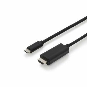 Cablu HDMI Digitus AK-300330-020-S, USB tip C, 2m (Negru) imagine