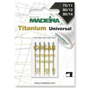 Set de 5 ace universale Titanium Madeira 9459T, Finete 75-80-90 imagine