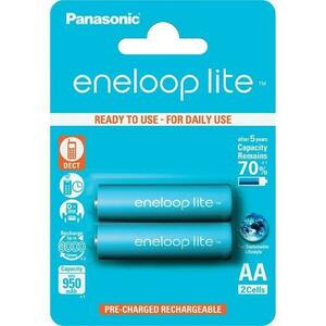 Acumulatori Panasonic Eneloop LITE AA, 950mAh, 3000 cicluri incarcare, blister, 2 bucati imagine