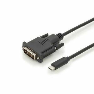 Cablu Digitus DB-320108-020-S, USB type C - DVI, 2m, 1080p@60Hz imagine