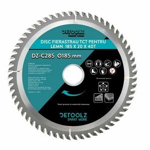 Disc fierastrau Detoolz DZ-C285, TCT pentru lemn imagine