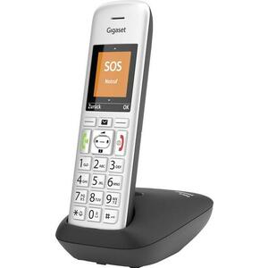 Telefon fara fir DECT Gigaset E390, Handsfree (Negru/Argintiu) imagine
