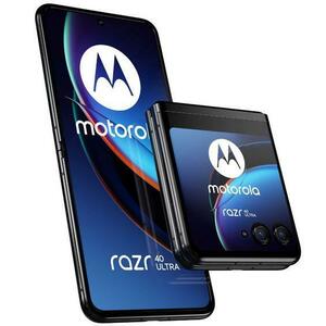 Telefon Mobil Motorola Razr 40 Ultra, Procesor Qualcomm SM8475 Snapdragon 8+ Gen 1, Octa-Core, Foldable LTPO AMOLED Capacitive touchscreen 6.9inch, 8GB RAM, 256GB Flash, Camera Duala 12 + 13 MP, 5G, Wi-Fi, Dual SIM, Android (Negru) imagine