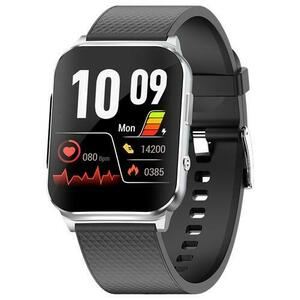 Smartwatch iSEN EP03, 1.83inch IPS HD, ECG, Ritm cardiac, Presiune sanguina, Glicemie, Oxigen, Monitorizare somn, Bt v5.1, IP67, 185mAh, Argintiu imagine