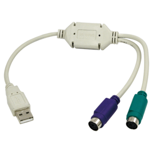 Adaptor, Logilink, AU0004A USB la 2xPS/2, AU0004A imagine