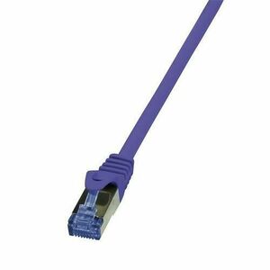 Patch cord S/FTP LOGILINK Cat6a, LSZH, cupru, 5 m, violet, AWG26, dublu ecranat imagine