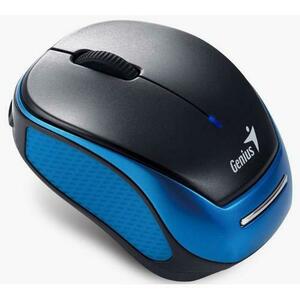 Mouse Genius, PC sau NB, wireless, 2.4GHz, infrarosu, 1200 dpi, butoane/scroll 3/1, Albastru imagine