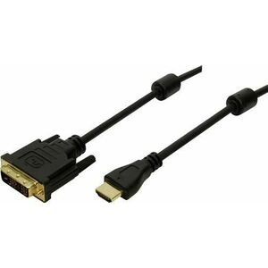 Cablu Logilink CH0004 HDMI - DVI-D, 2m (Negru) imagine