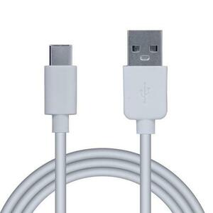 Cablu de date Spacer, USB 3.0 (T) la Type-C (T), PVC 2.1A, retail pack, 0.5m, Alb imagine
