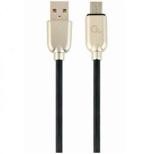 Cablu alimentare si date Gembird CC-USB2R-AMmBM-2M, USB 2.0 (T) la Micro-USB 2.0 (T), 2m, Negru imagine
