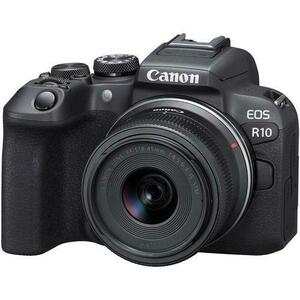 Aparat foto Mirrorless Canon EOS R10, 24.2MP + Obiectiv RF-S 18-45mm S (Negru) imagine