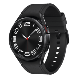 Smartwatch Samsung Watch 6 Classic SM-R955 4G LTE, ecran AMOLED 1.31inch, 2GB RAM, 16GB Flash, Bluetooth 5.3, Carcasa Otel, 43mm, Waterproof 5ATM (Negru) imagine