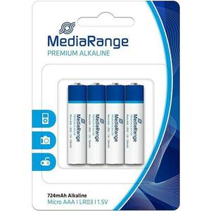 Baterie MediaRange Premium Alkaline Micro AAA, 4 buc imagine