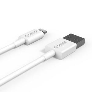 Cablu USB Orico AL01-10, USB Type A - Lightning, 1m (Alb) imagine