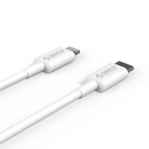 Cablu USB Orico CL01-10, Type-C-Lightning, 1m (Alb) imagine