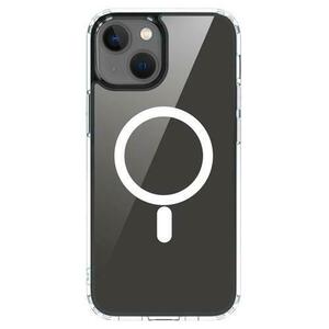 Husa Protectie Spate Devia Pure MagSafe Shockproof DVPMSIP13CL pentru iPhone 13, antishock (Transparent) imagine