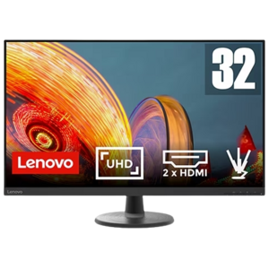 Monitor VA LED Lenovo 31.5inch D32u-40, UHD (3840 x 2160), HDMI, DisplayPort (Negru) imagine