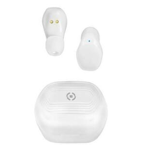 Casti True Wireless Celly Eardrops FLIP2WH, Bluetooth, Microfon, Touch Control (Alb) imagine