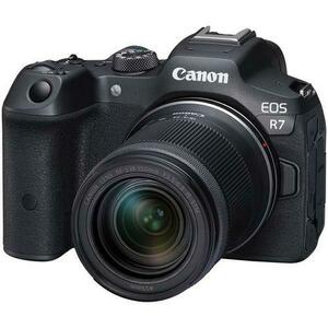 Aparat foto Mirrorless Canon EOS R7, 32.5MP, Negru + Obiectiv RF-S 18-150mm S (Negru) imagine