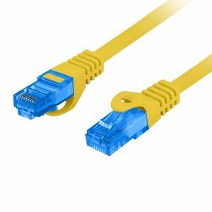 Cablu ecranat S / FTP, Lanberg 42735, cat.6A, lungime 20m, AWG 26, 500 MHz, LSZH, mufat 2xRJ45, ethernet, Galben imagine