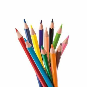 Set 12 creioane color Pelikan solubile in apa, sectiune hexagonala imagine