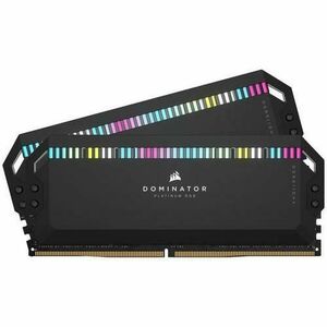 Memorie Corsair DOMINATOR PLATINUM XMP 3.0 Black Heatspreader, DDR5, 6000MT/s 32GB (2x16GB), CL36, RGB imagine