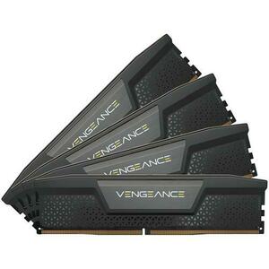 Memorie Corsair VENGEANCE XMP 3.0 4x16GB, DDR5, 6000MT/s, CL 36, Black Heatspreader, 1.35V, pentru Intel 700 Series imagine