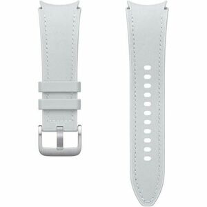 Curea smartwatch Samsung Hybrid Eco-Leather Band pentru Galaxy Watch6, (S/M), Argintiu imagine