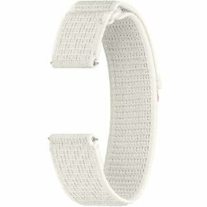Curea smartwatch Samsung Fabric Band pentru Galaxy Watch6, Wide (M/L), Crem imagine