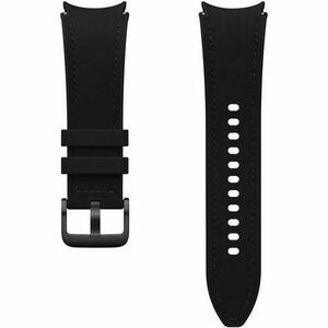 Curea smartwatch Samsung Hybrid Eco-Leather Band pentru Galaxy Watch6, (S/M), Negru imagine