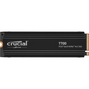 SSD Crucial T700, 4TB, PCI Express 5.0 x4, NVMe 2.0, radiator imagine