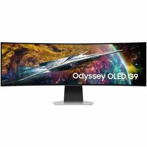 Monitor Gaming OLED Samsung Odyssey G9 49inch LS49CG950SUXDU, WQHD (5120 x 1440), HDMI, DisplayPort, Ecran curbat, HDR10+, 240Hz, 0.03 ms (Alb) imagine