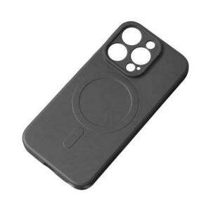 Carcasa Silicone Case MagSafe compatibila cu iPhone 14 Pro, Negru imagine