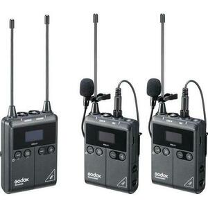 Godox WMicS1 Kit Sistem Wireless UHF cu 2 Transmitatoare cu Microfoane Lavaliera si 1 Receptor imagine