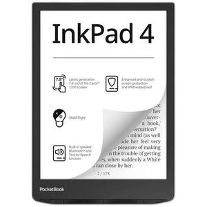 E-Book Reader PocketBook Inkpad 4, Ecran E-Ink Carta™ 1200 7.8inch, SMART Ligh, Procesor Dual Core 1GHz, 1GB RAM, 32GB Flash, Bluetooth, W-Fi, Waterproof IPX8 (Argintiu) imagine