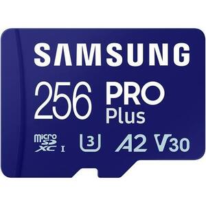 Card de memorie Samsung microSD PRO Plus MB-MD256SA/EU, 256GB imagine