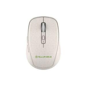 Mouse fara fir Tellur Green, 2.4Ghz, nano receiver, Crem imagine